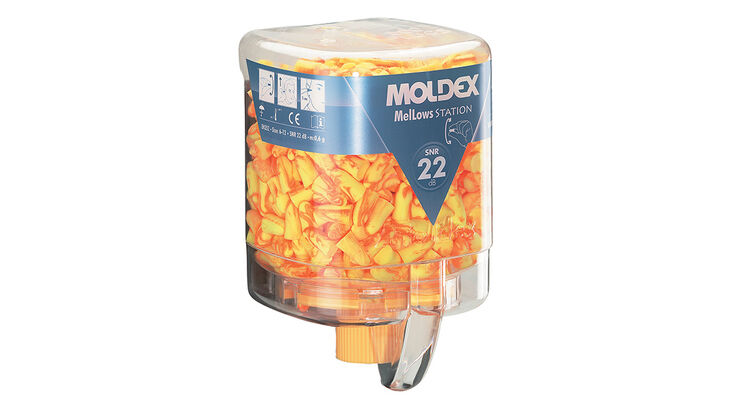 Moldex Disposable Foam Earplugs MelLows® Station SNR 22 dB (250 Pairs)