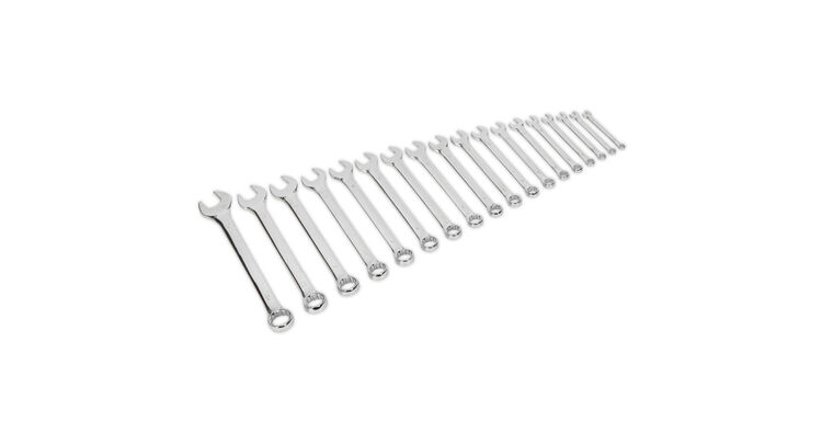 Sealey S01052 Combination Spanner Set 18pc