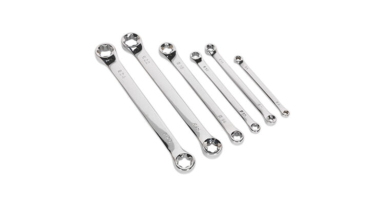 Sealey S01107 TRX-Star Double End Spanner Set 6pc