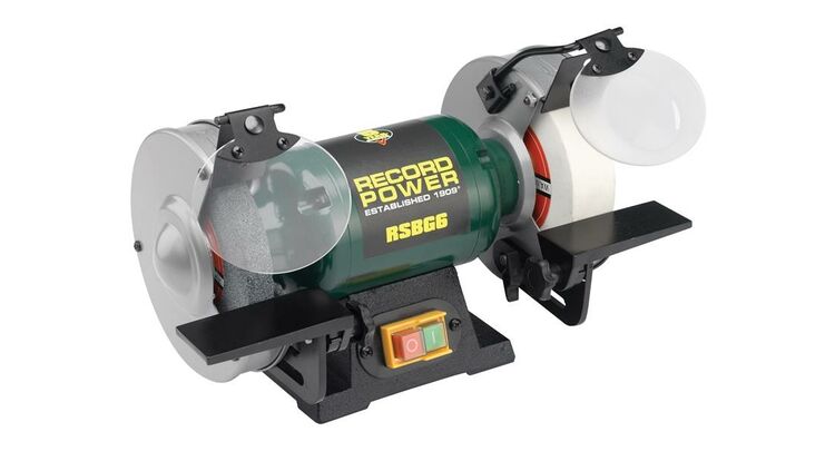 Record Power RSBG8 200mm (8in) Bench Grinder 550W 240V
