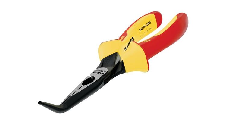 Bahco 2427S ERGO™ Insulated 45° Bent Nose Pliers 200mm (8in)