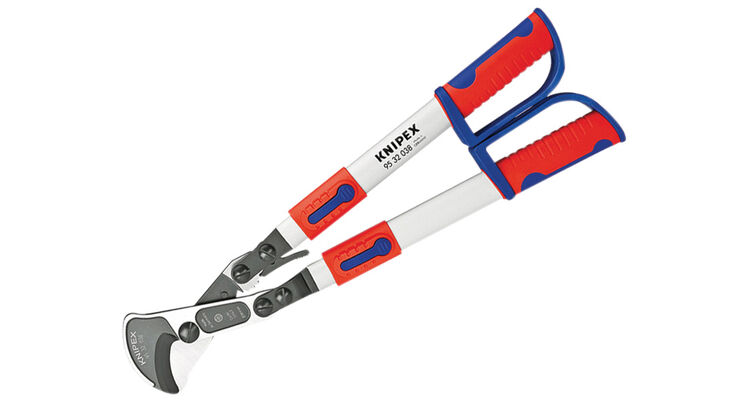 Knipex Ratchet Cable Cutters with Telescopic Handles 570-770mm