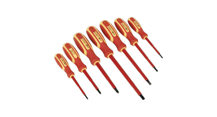 Sealey S0756 Screwdriver Set 7pc Electrician's VDE Approved