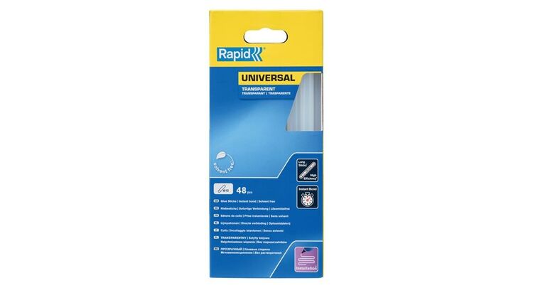 Rapid Universal Glue Sticks 12 x 190mm (Pack 48)