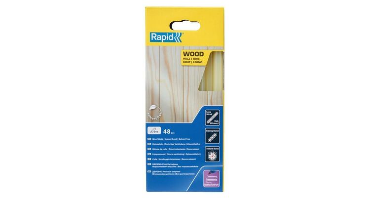 Rapid Wood Glue Sticks 12 x 190mm (Pack 48)