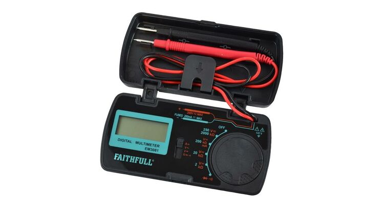 Faithfull Pocket Portable Multimeter