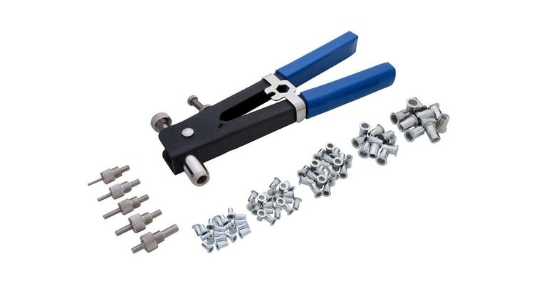 BlueSpot Tools Nut Riveter Kit (M3-M8) 86 Piece