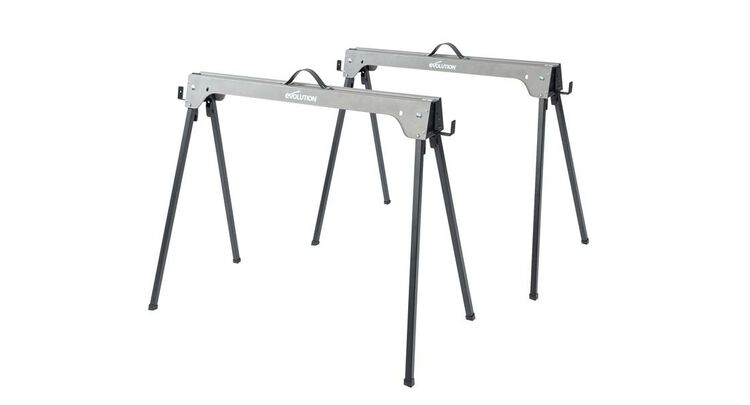 Evolution Metal Folding Sawhorse Stand (Twin Pack)