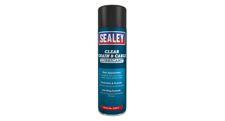 Sealey SCS017S Chain & Cable Clear Lubricant 500ml