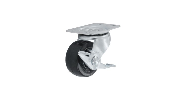 Smiths Ironmongery Swivel Castor Wheel With Brake