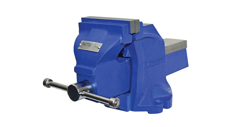 Faithfull Mechanic's Bench Vice with Anvil 100mm (4in)