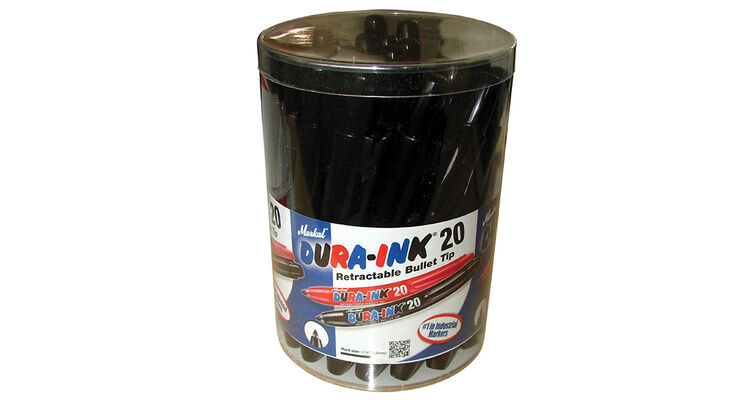 Markal DURA-INK® 20 Retractable Marker - Black (Tub 24)