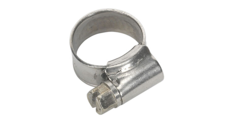 Sealey SHCSS000 Hose Clip Stainless Steel &#8709;10-16mm Pack of 10
