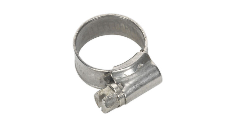 Sealey SHCSSM00 Hose Clip Stainless Steel &#8709;13-19mm Pack of 10