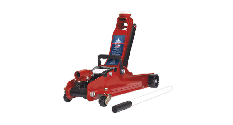 Sealey Trolley Jack 2tonne Low Entry Short Chassis
