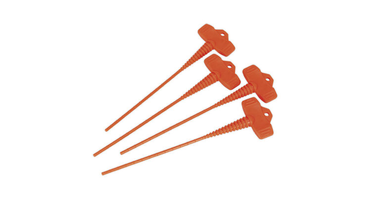 Sealey AK391 Applicator Nozzle Stopper Pack of 4