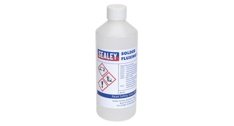 Sealey SOLFLUX Solder Fluxing Fluid 500ml Bottle