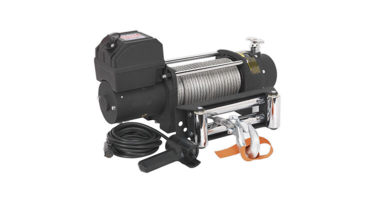Sealey SRW4300 Self Recovery Winch 4300kg (9500lb) Line Pull 12V