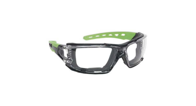 Sealey SSP68 Safety Spectacles with EVA Foam Lining - Clear Lens