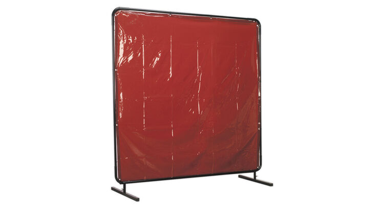 Sealey SSP992 Workshop Welding Curtain to BS EN 1598 & Frame 1.8 x 1.75m