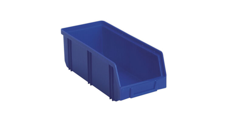 Sealey TPS2D Plastic Storage Bin Deep 105 x 240 x 85mm - Blue Pack of 28