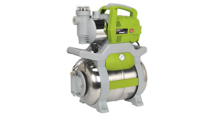 Sealey WPB062S Surface Mounting Booster Pump Stainless Steel 55ltr/min 230V