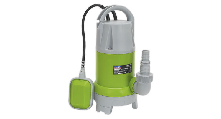 Sealey WPCD215 Submersible Clean & Dirty Water Pump Automatic 217ltr/min 230V