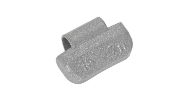 Sealey WWAH15 Wheel Weight 15g Hammer-On Plastic Coated Zinc for Alloy Wheels Pack of 100