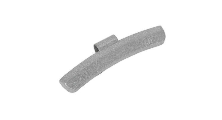 Sealey WWAH40 Wheel Weight 40g Hammer-On Plastic Coated Zinc for Alloy Wheels Pack of 50