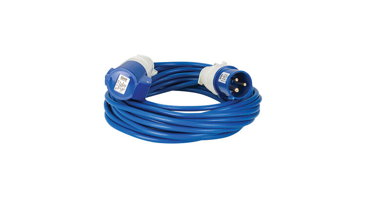 Defender 14M Extension Lead - 16A 2.5mm Cable - Blue 240V