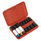 Sealey AK5615M Impact Socket &amp; Wheel Nut Remover Set 15pc 1/2"Sq Drive additional 1