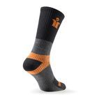 Scruffs Trade Socks - 3 Pack - Black/Grey/Orange additional 4