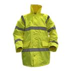Sealey Hi-Vis Yellow Motorway Jacket with Quilted Lining additional 3