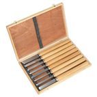 Sealey AK60/8 Wood Turning Chisel Set 8pc additional 1