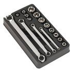 Sealey AK61801 TRX-Star* 3/8"Sq Drive Socket &amp; Spanner Set 16pc additional 1