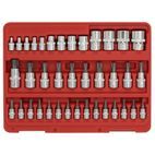 Sealey AK6197 TRX-Star* Socket &amp; Security Socket Bit Set 38pc 1/4", 3/8" &amp; 1/2"Sq Drive additional 3