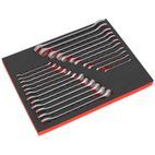 Sealey AK63256 Combination Spanner Set 23pc Metric/Imperial additional 1