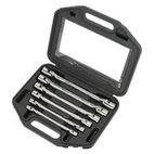 Sealey AK635 Double Flexi-Head Socket Spanner Set 6pc Fully Polished Metric additional 6