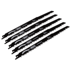 Sealey Reciprocating Saw Blade Wood 240mm 5tpi - Pack of 5 WRS3029/240 additional 1