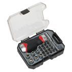 Sealey AK64906 Fine Tooth Ratchet Screwdriver &amp; Accessory Set 24pc Stubby additional 1