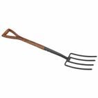 Draper 14301 Carbon Steel Garden Fork with Ash Handle additional 2