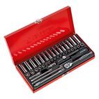 Sealey AK690 Socket Set 41pc 1/4"Sq Drive 6pt WallDrive&amp;reg; - Metric/Imperial additional 1