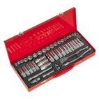Sealey AK692 Socket Set 45pc 3/8"Sq Drive 6pt WallDrive&amp;reg; - Metric/Imperial additional 2