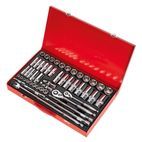 Sealey AK6942 Socket Set 50pc 3/8" &amp; 1/2"Sq Drive 6pt WallDrive&amp;reg; - Metric additional 2