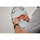 Draper 02254 Ergo Plus&amp;#174; Extra Slim PZ/SL Type VDE Interchangeable Screwdriver Blade No:1 x 80mm additional 5