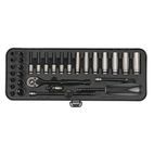 Sealey AK7970 Socket Set 32pc 1/4"Sq Drive 6pt WallDrive&amp;reg; Metric Black Series additional 8