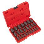 Sealey AK8182 Multi-Spline Screw Extractor Set 25pc additional 1