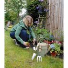 Draper 09565 Stainless Steel Hand Fork and Trowels Set with Ash Handles (3 Piece) additional 3