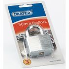 Draper 14021 50mm Laminated Steel Padlock additional 2