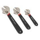 Sealey AK907 Adjustable Wrench Set 3pc Ni-Fe Finish additional 1